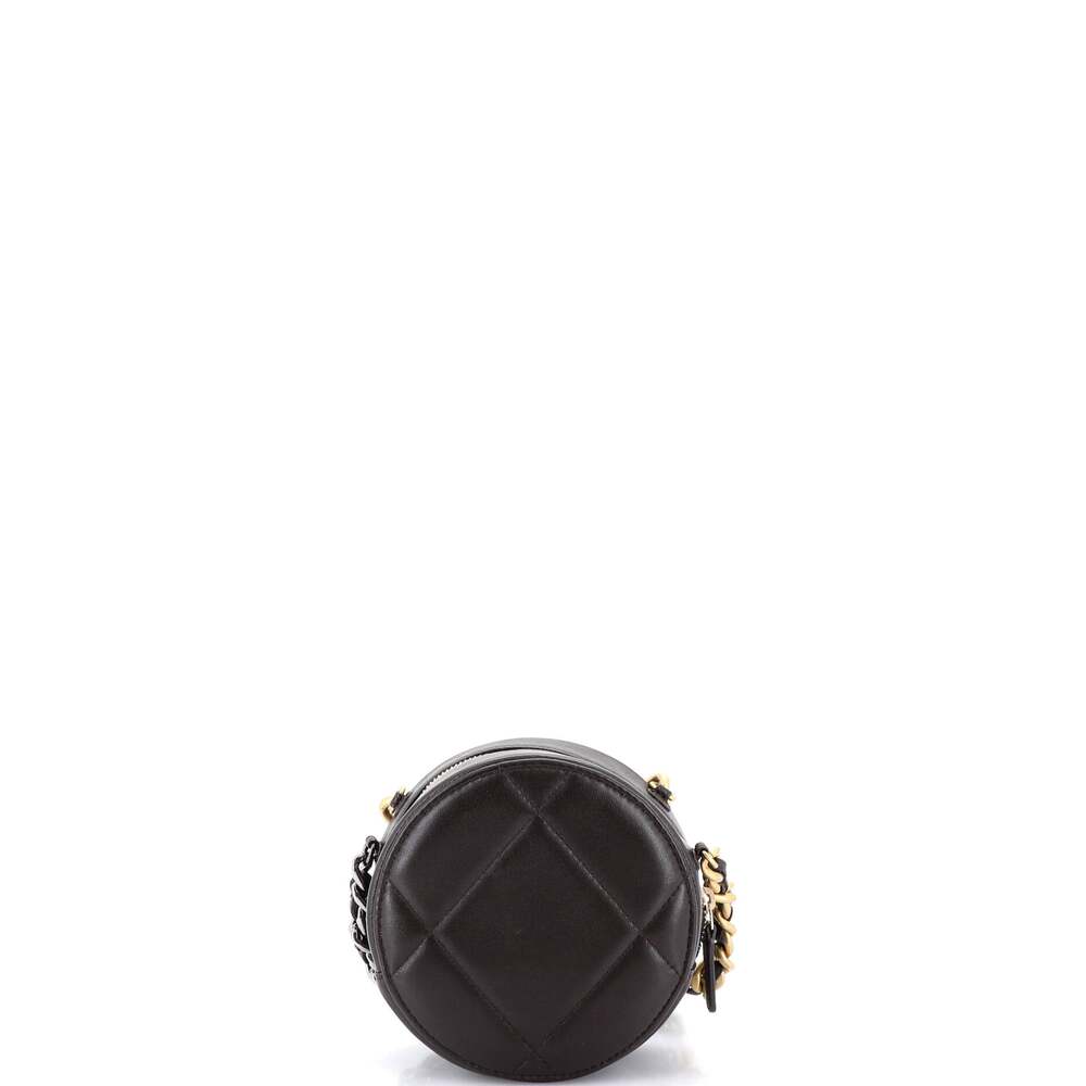 Chanel 19 Round Clutch With Chain #233842C26B - Picture 4 of 7